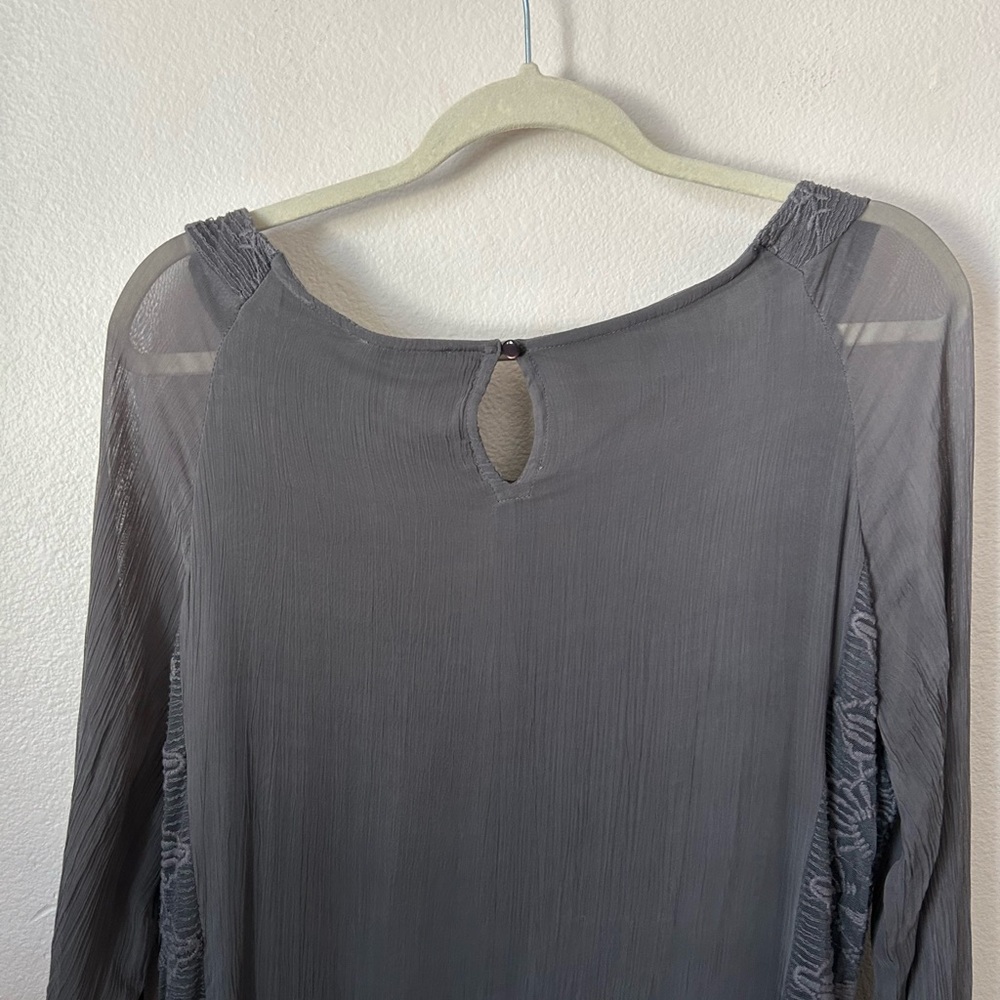 Sundance gray maxi dress size 14P - Picture 7 of 12